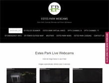 Tablet Screenshot of estesparkwebcams.com